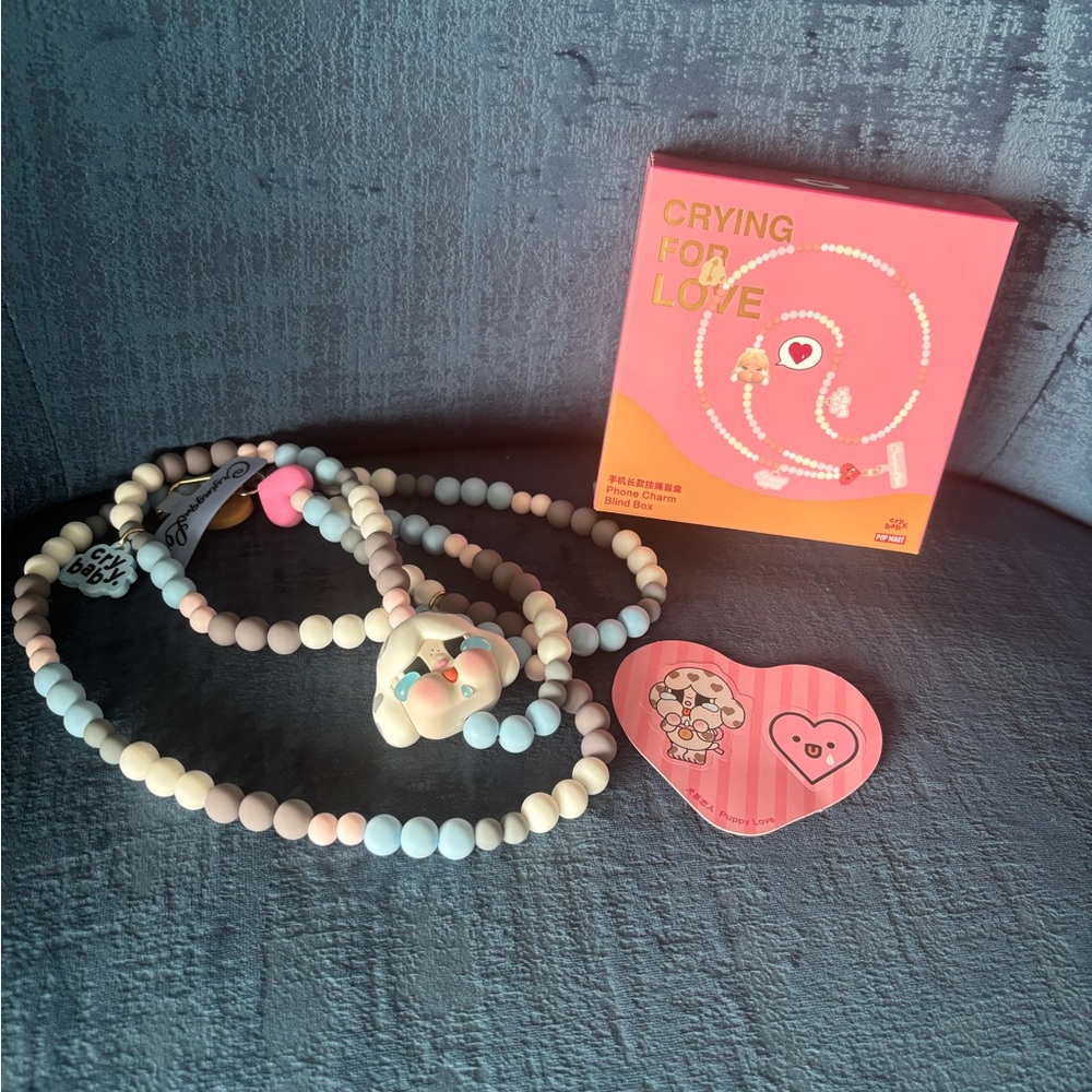 Crybaby Crying For Love Phone Charm “Puppy Love”